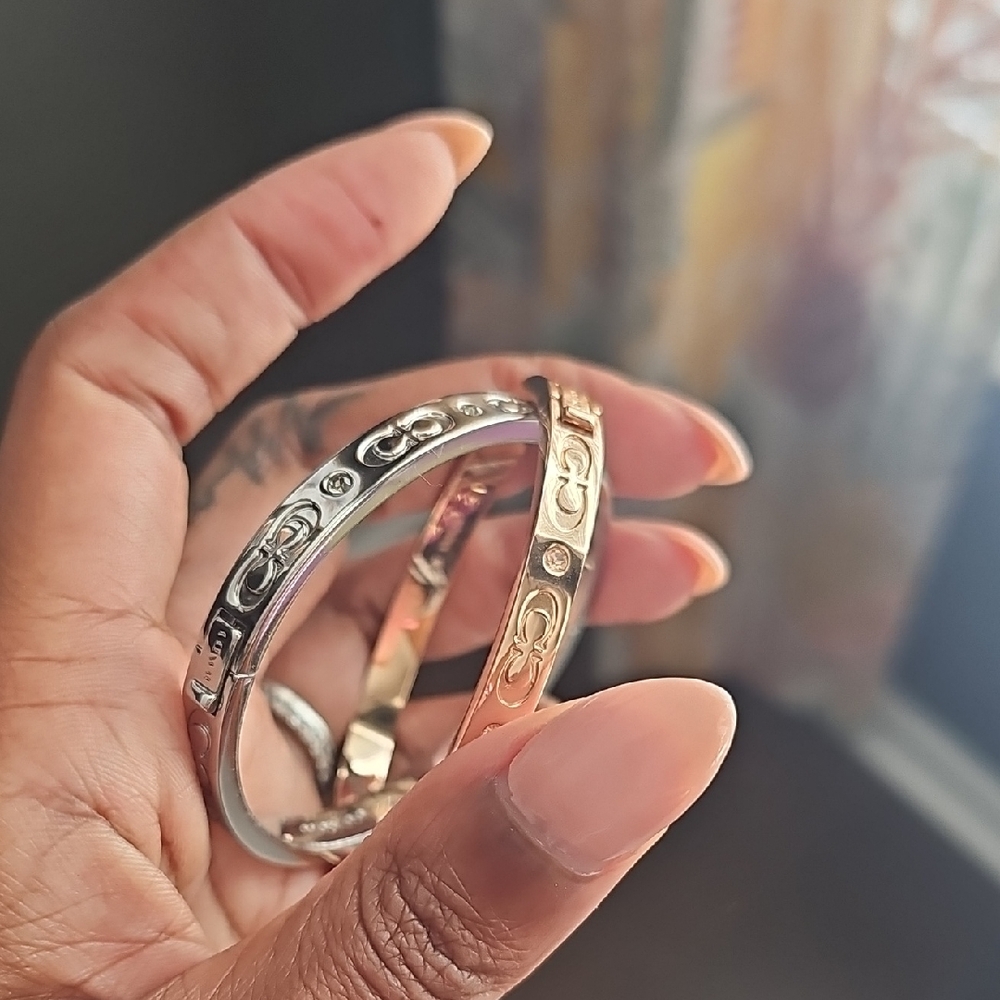 Elegant Coach Bracelet Trio Set